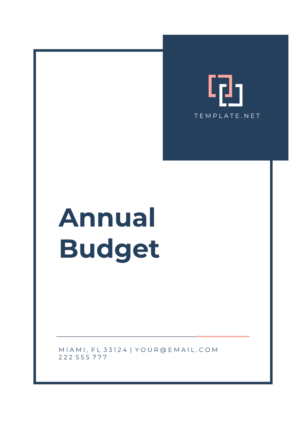 Annual Budget Template - Edit Online & Download