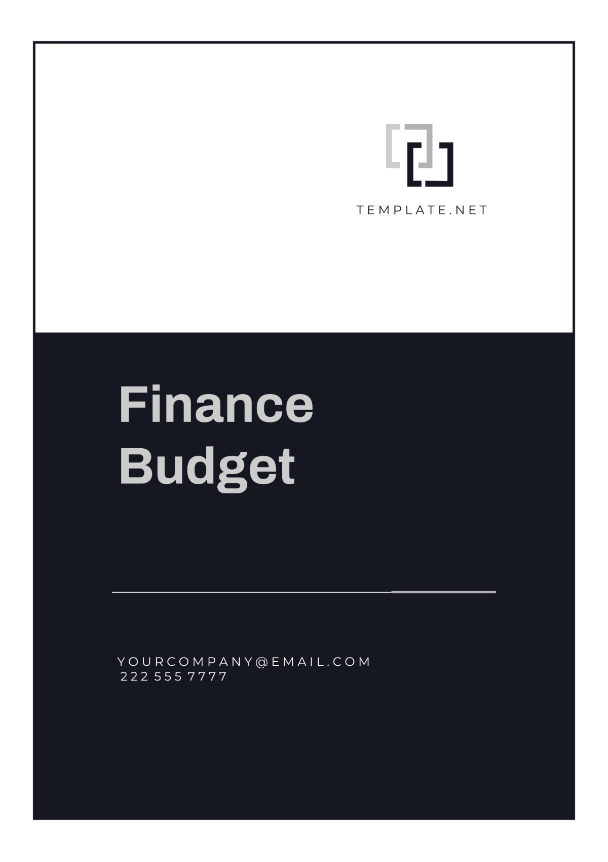 Free Finance Budget Layout Template - Edit Online & Download | Template.net