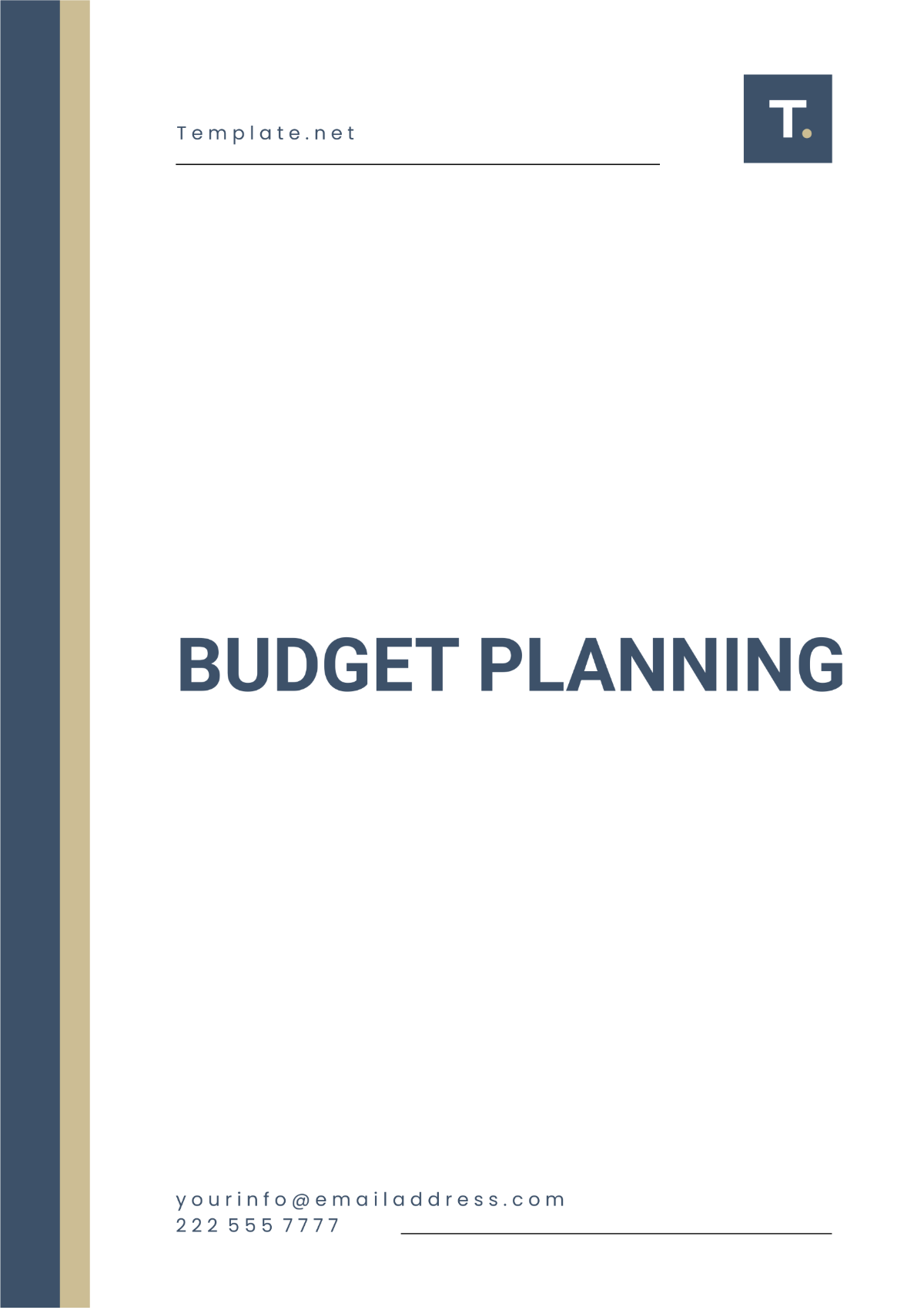 Budget Planning Template - Edit Online & Download