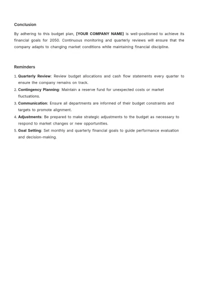 Free Budget Planning Template to Edit Online