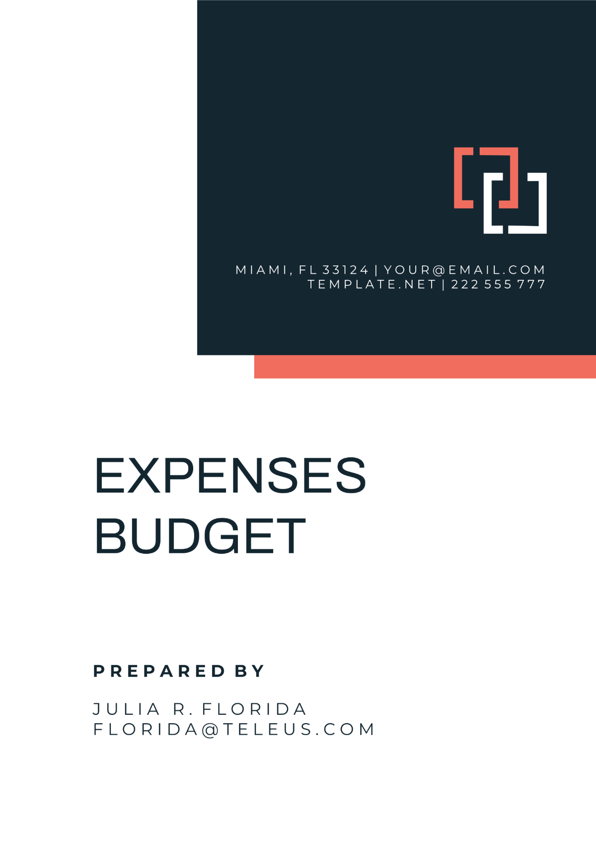 Expenses Budget Template - Edit Online & Download