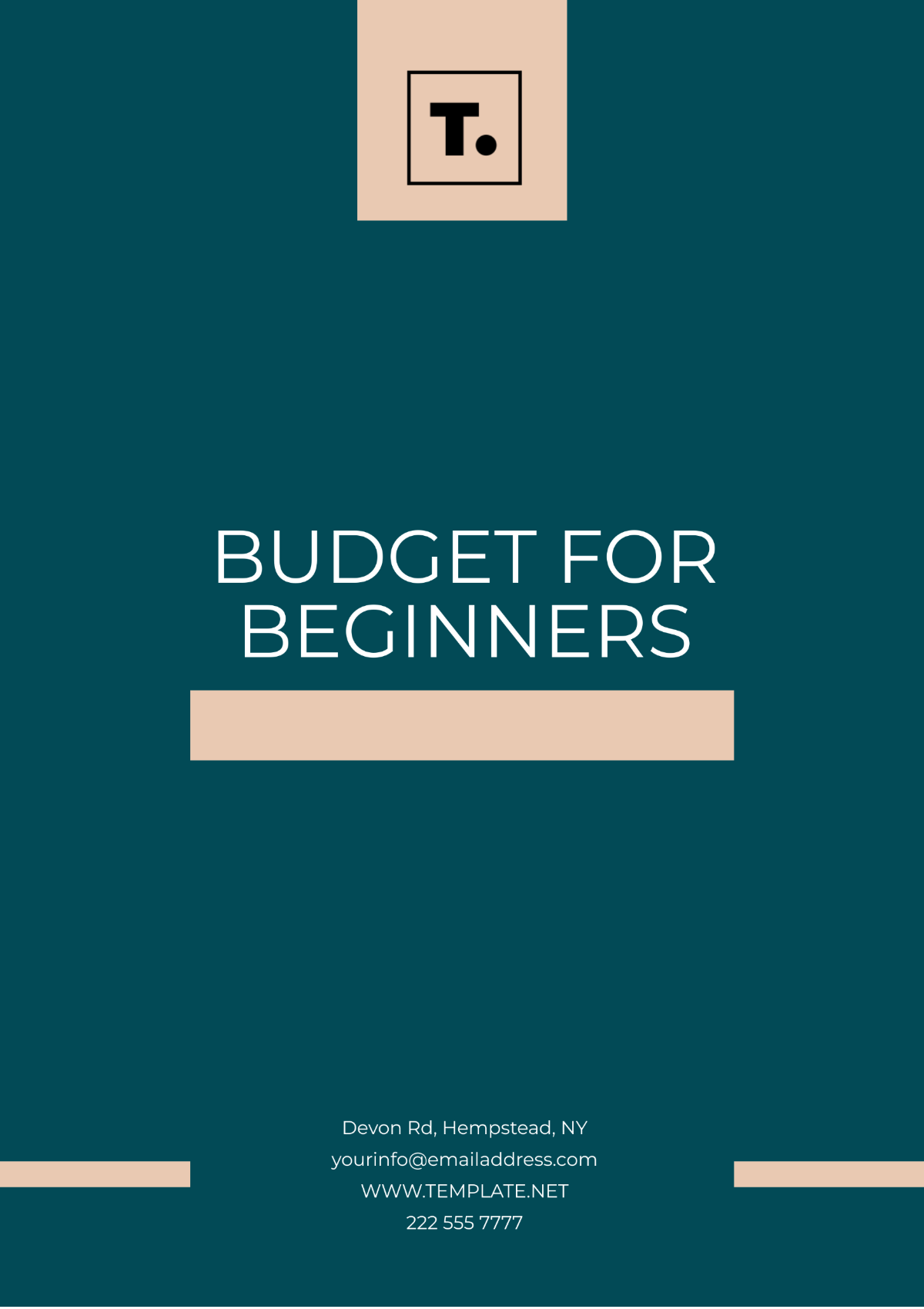 Budget for Beginners Template - Edit Online & Download