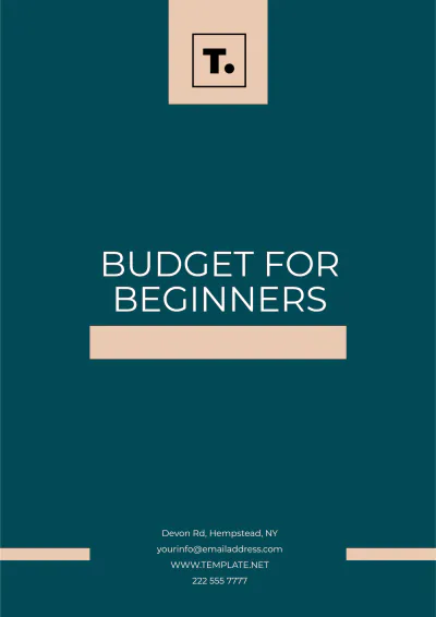 Free Budget for Beginners Template to Edit Online