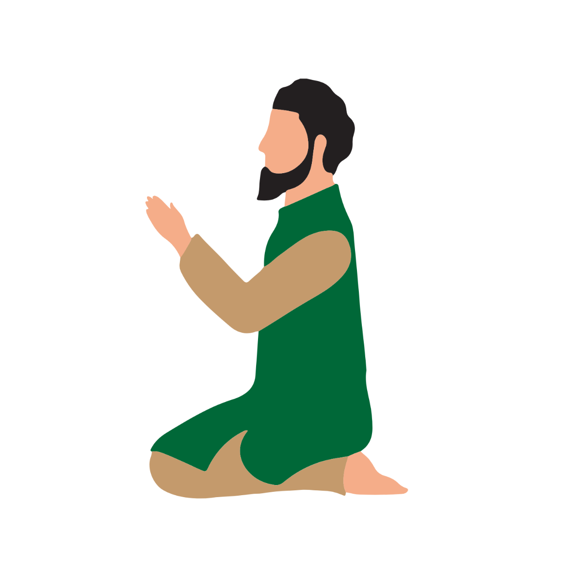 Transparent Praying Clipart