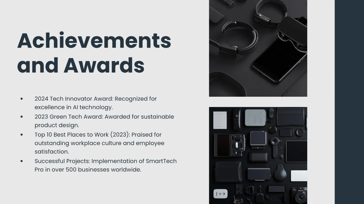 Free Business Profile Presentation Template to Edit Online