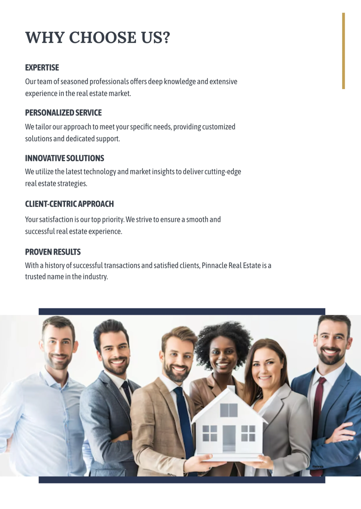 Free Real Estate Business Profile Template to Edit Online