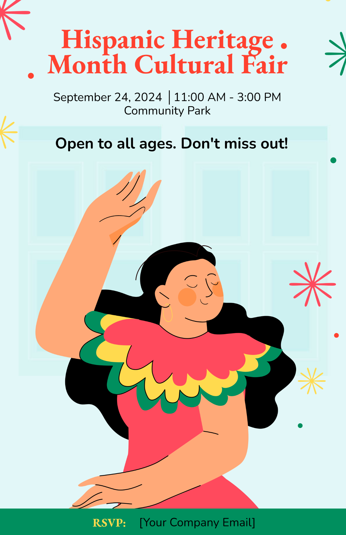 Hispanic Heritage Month Event Template - Edit Online & Download