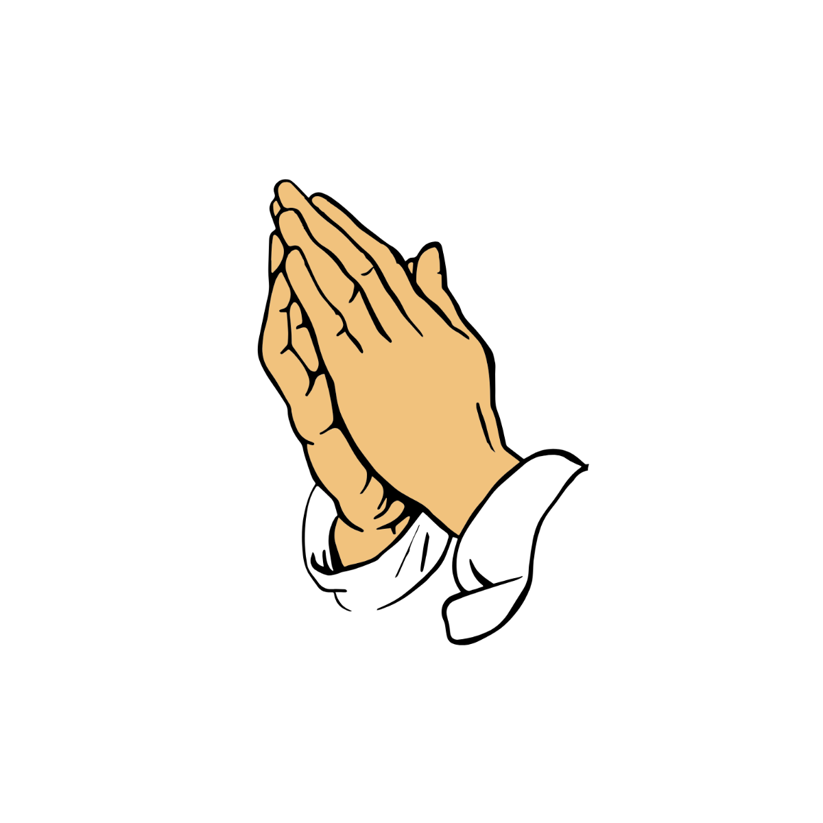 Praying Clipart - Edit Online | Template.net