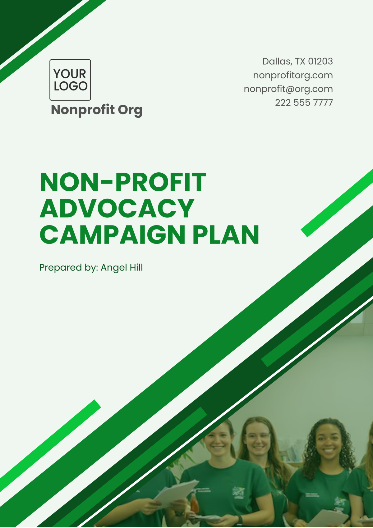 Non-Profit Advocacy Campaign Plan Template - Edit Online & Download