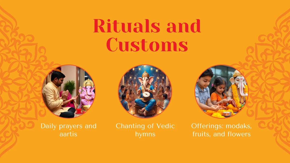 Free Ganesh Chaturthi Presentation Template to Edit Online