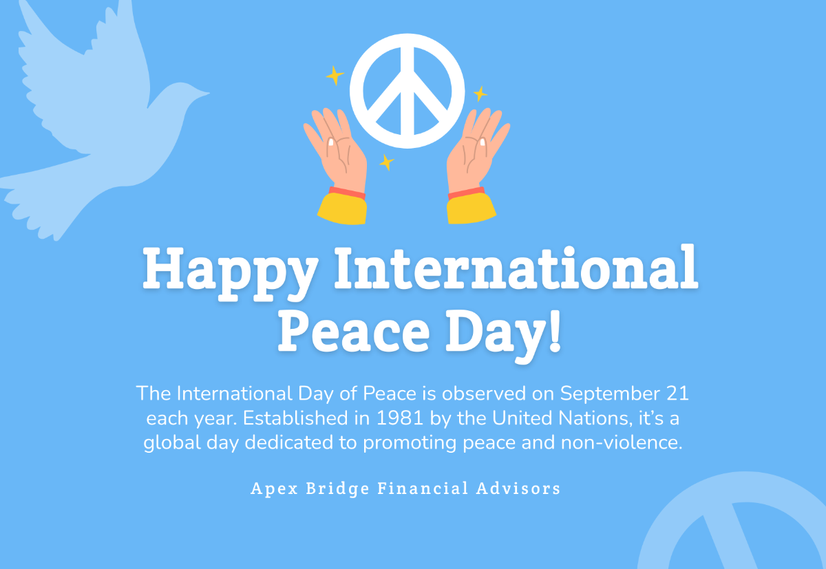 What and When is International Day of Peace?