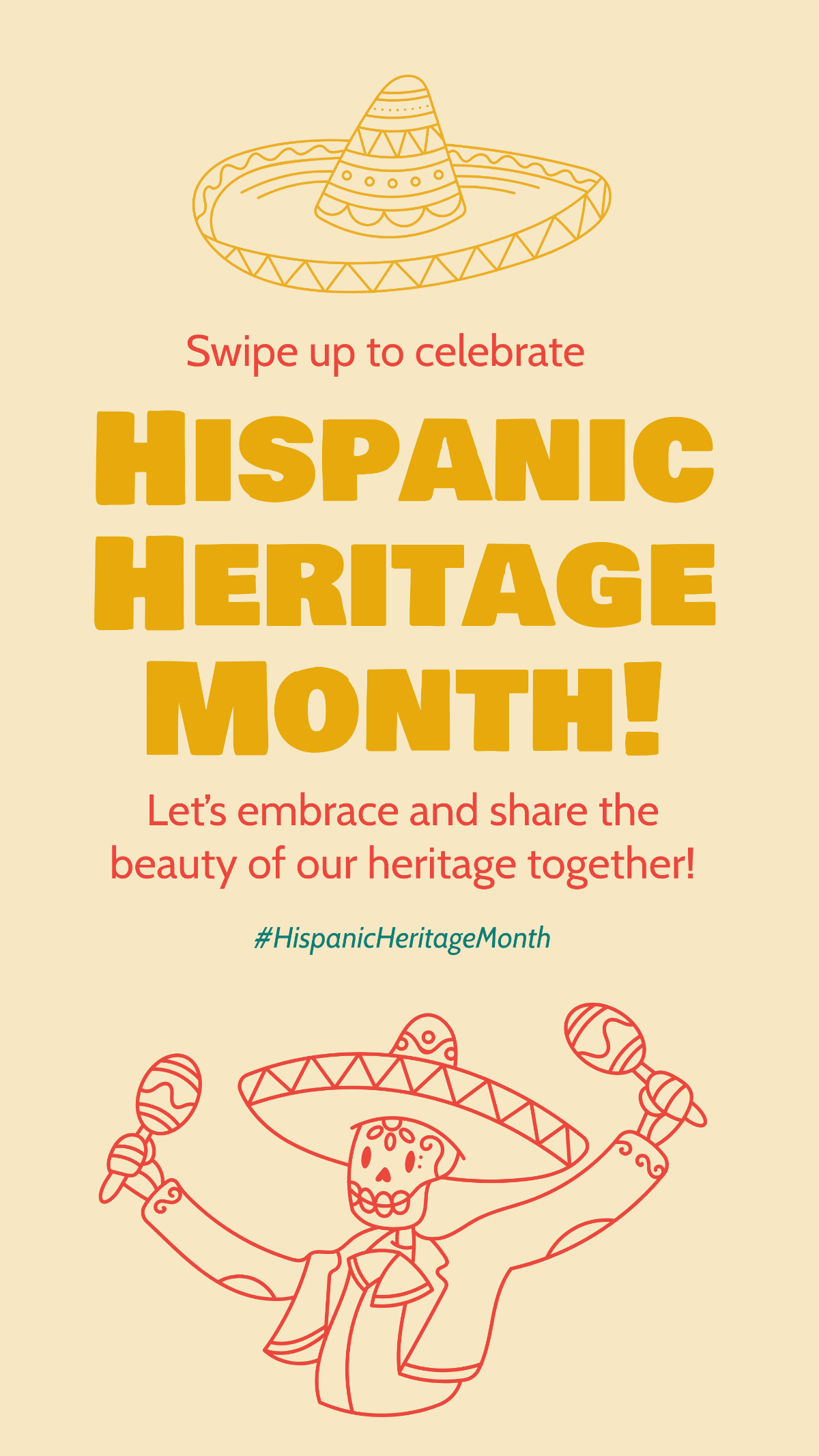 Hispanic Heritage Month Instagram Story Template - Edit Online & Download