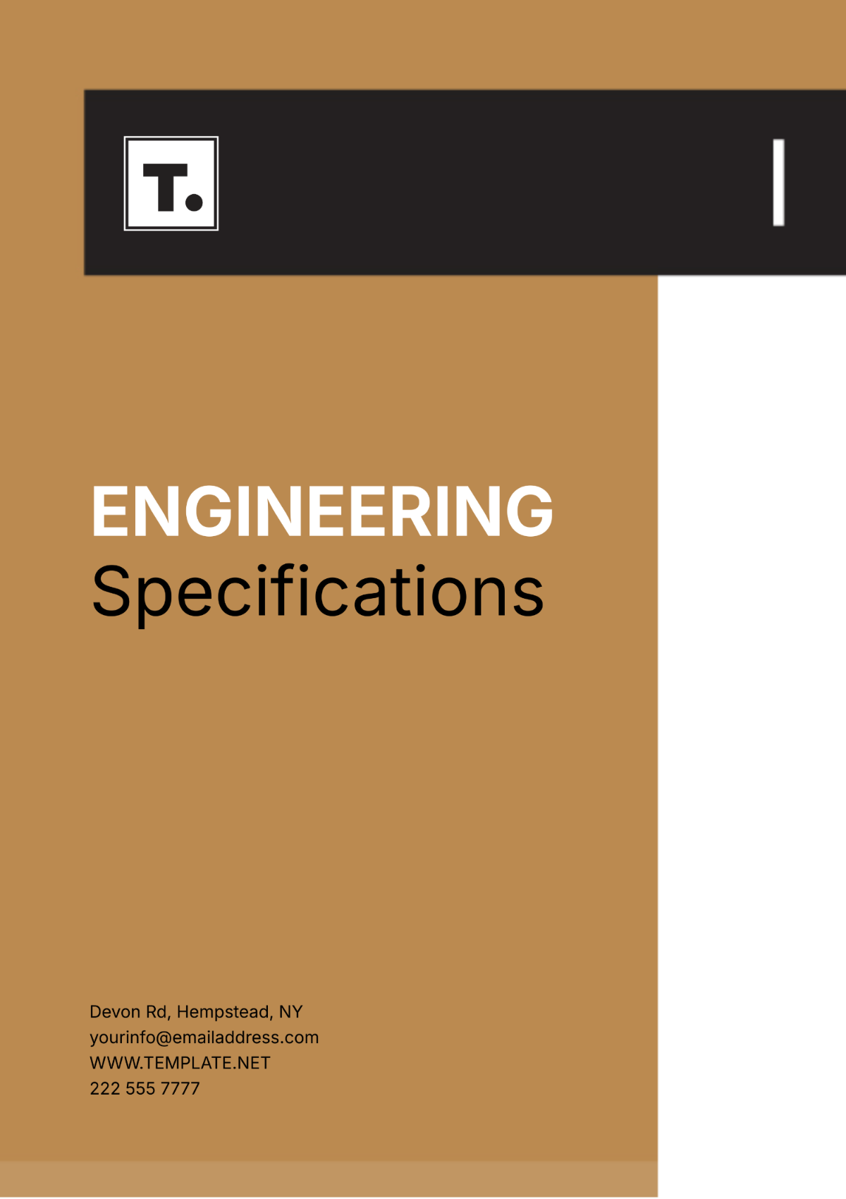 Engineering Specifications Template