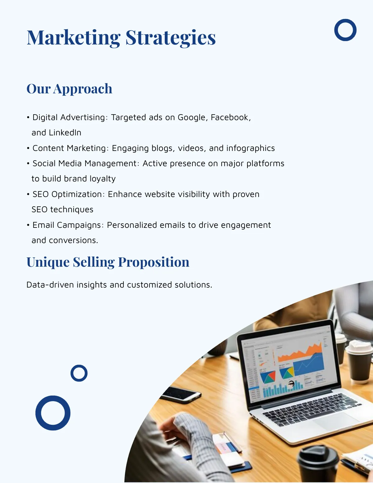 Free Marketing Business Profile Template to Edit Online