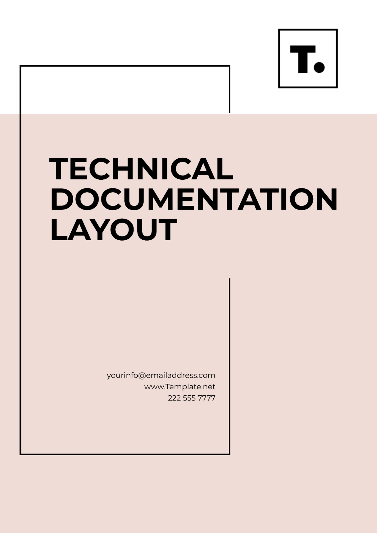 Technical Documentation Layout Template