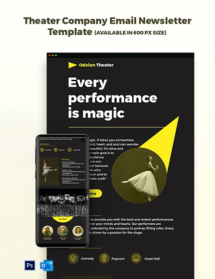 Free Construction Company Email Newsletter Template Download in PSD Free Construction Company Email Newsletter Template Download in PSD
