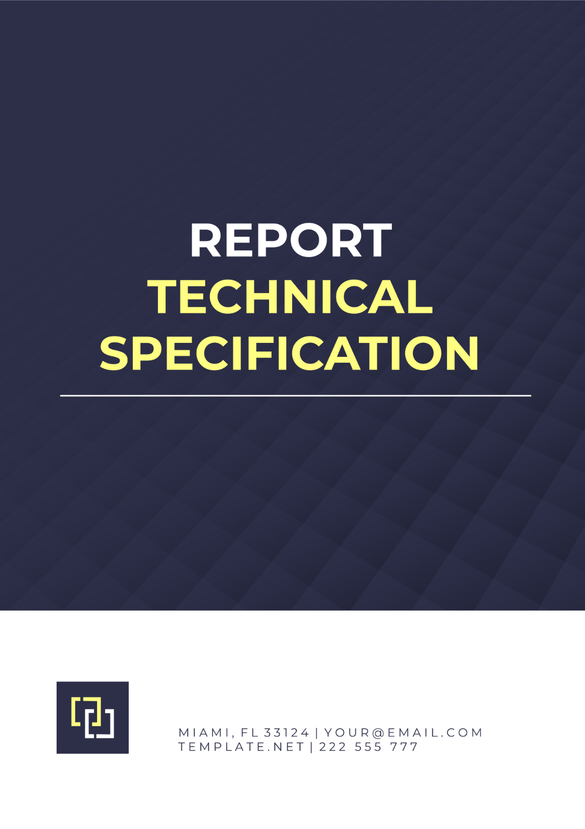 Report Technical Specification Template - Edit Online & Download