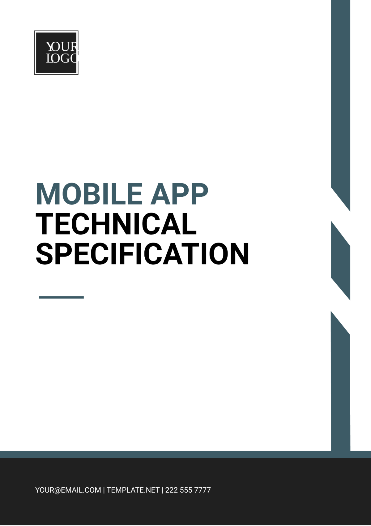 Mobile App Technical Specification Template - Edit Online & Download