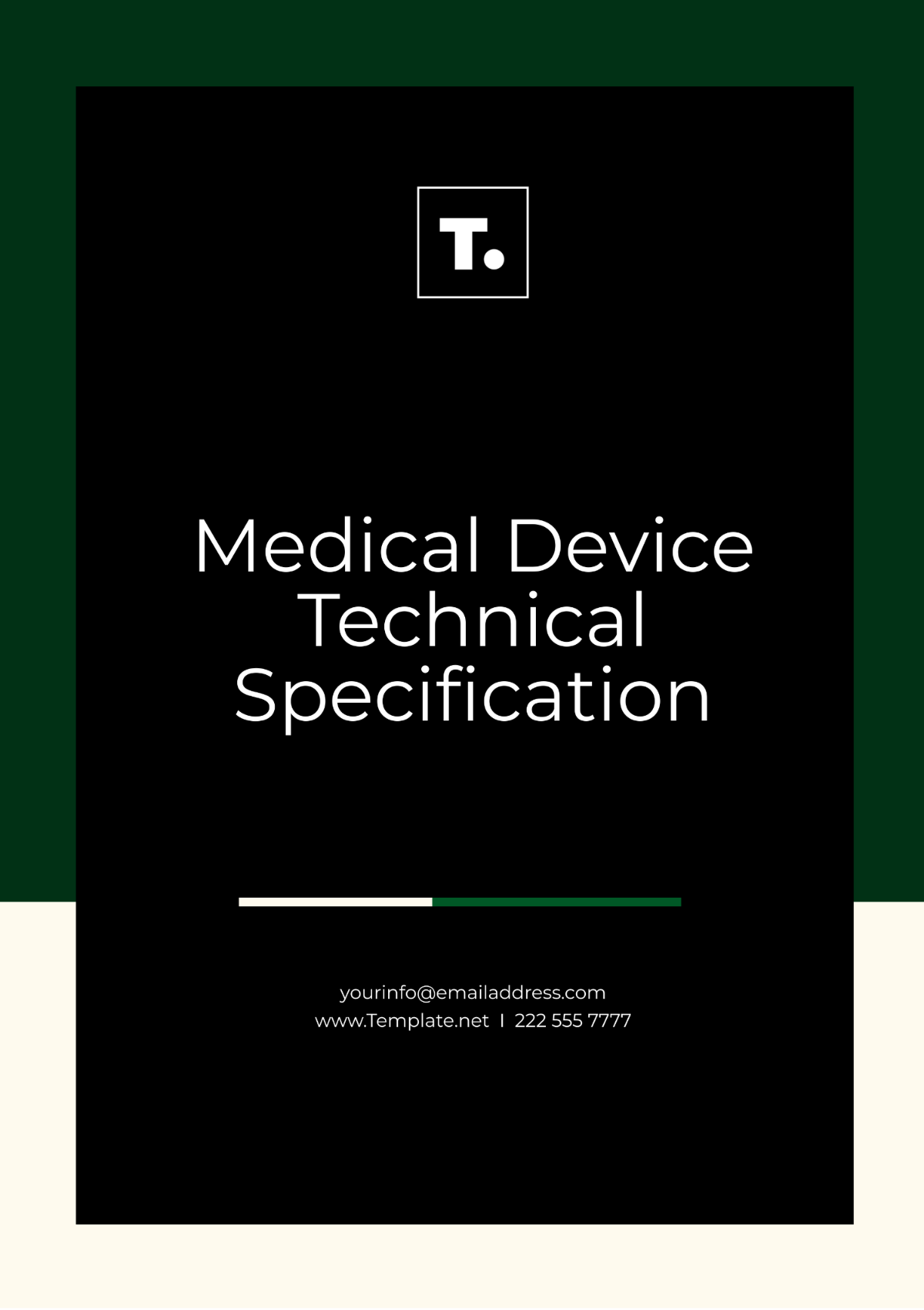 Medical Device Technical Specification Template - Edit Online & Download