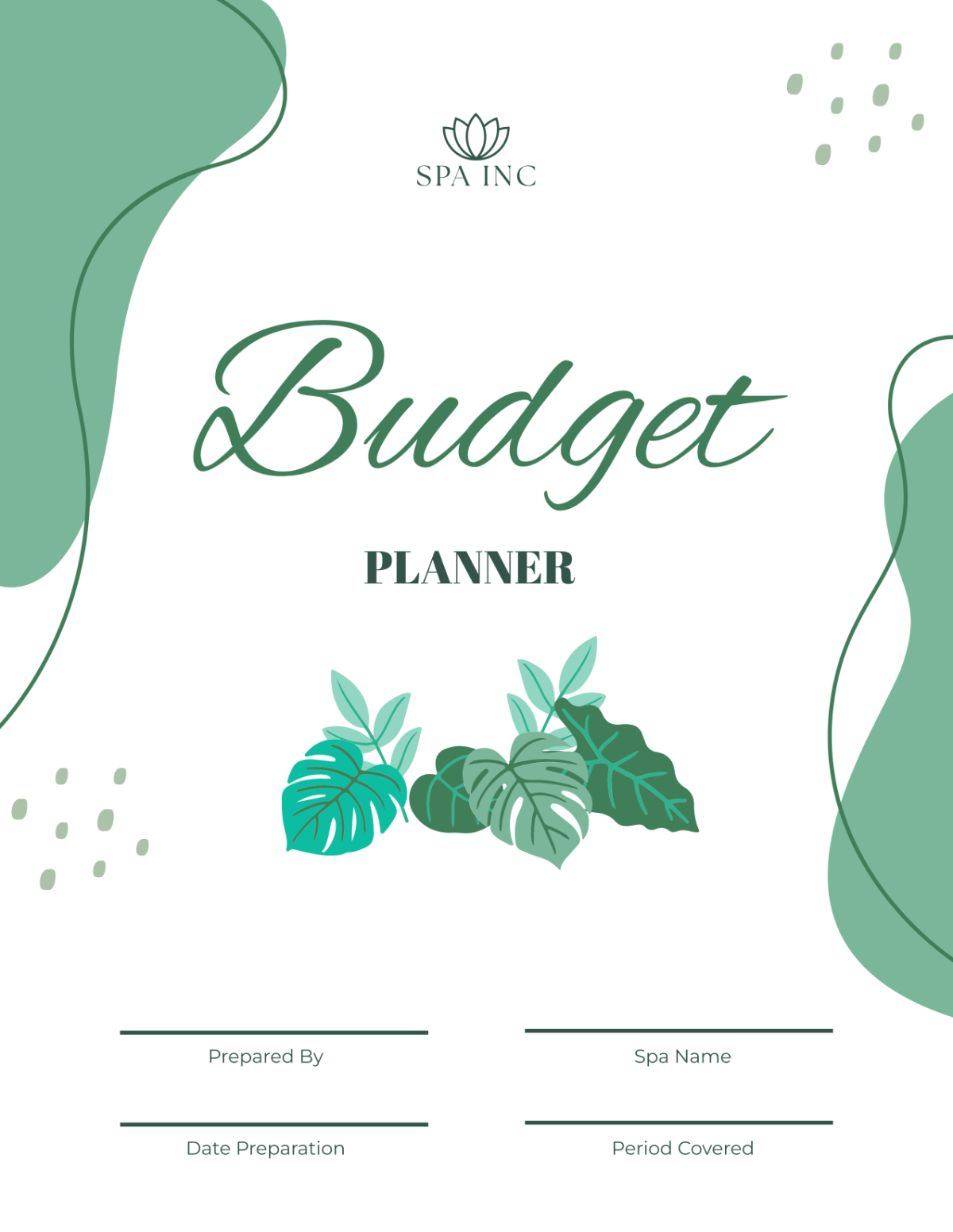 Spa Budget Planner