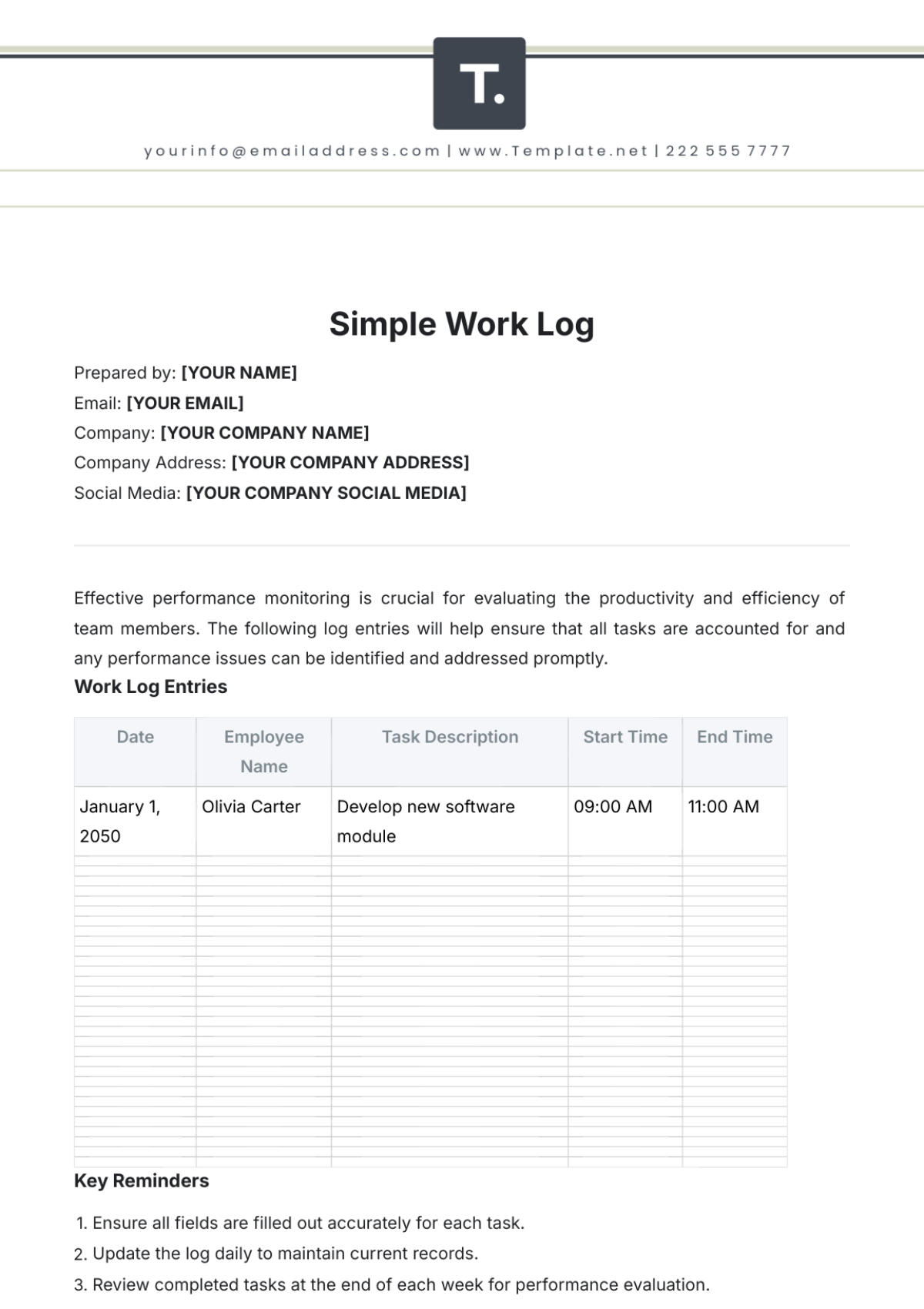 Free Welder Continuity Log Template Edit Online Download Template Free Welder Continuity Log Template Edit Online Download Template