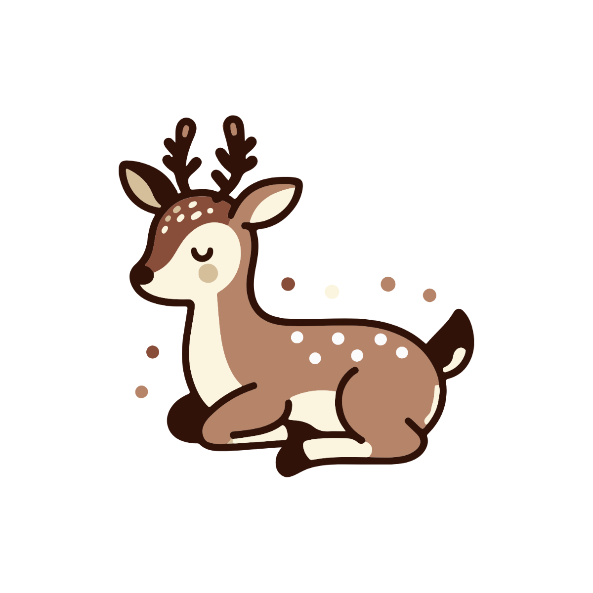 Colorful Deer Clipart - Edit Online & Download