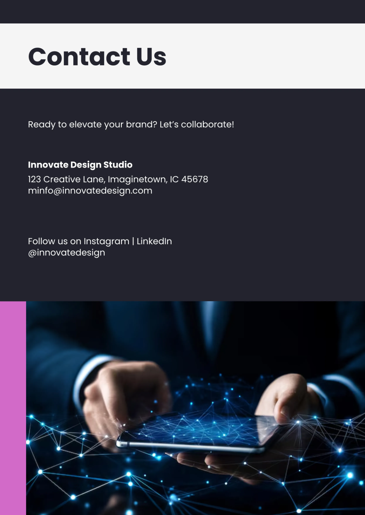 Free Creative Business Profile Template to Edit Online