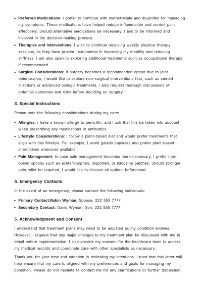 Free Medical Letter of Intent Template to Edit Online