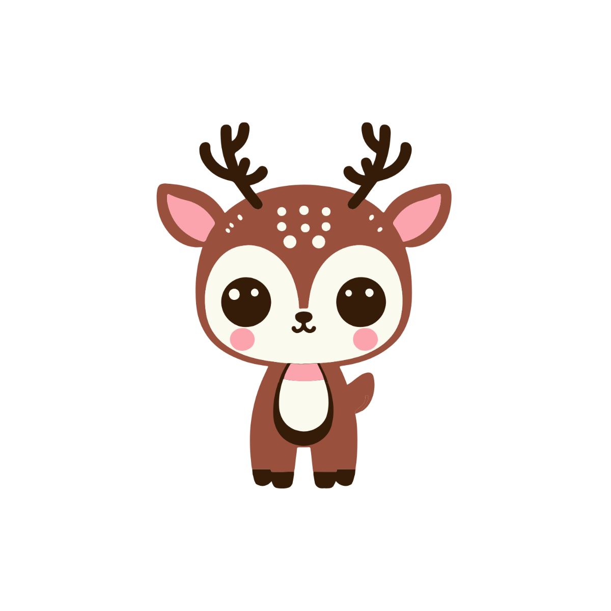 3D Deer Clipart