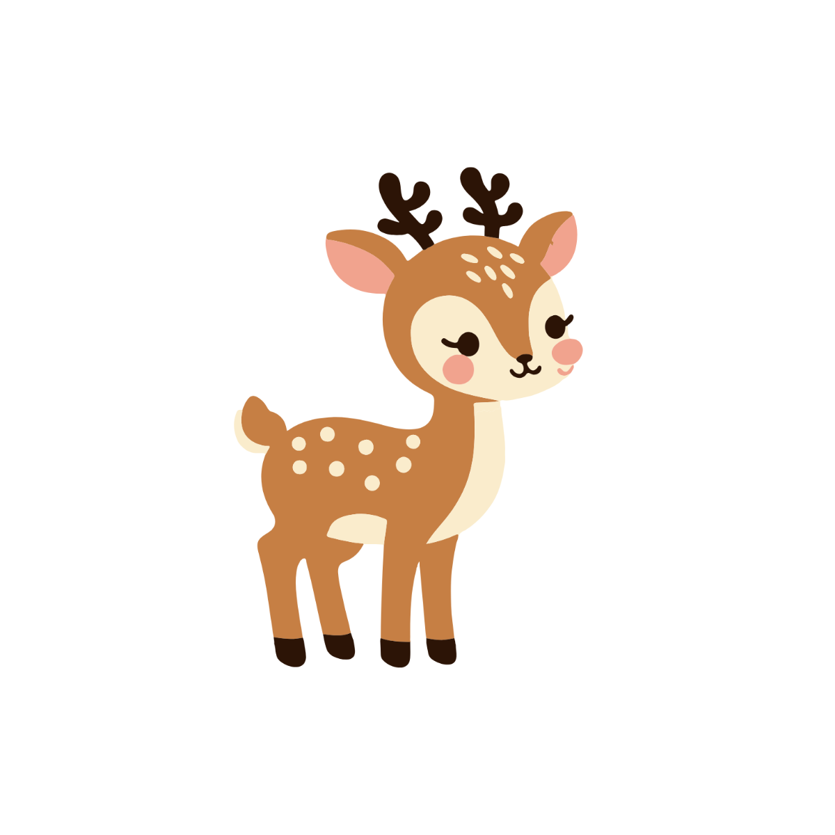 Baby Deer Clipart