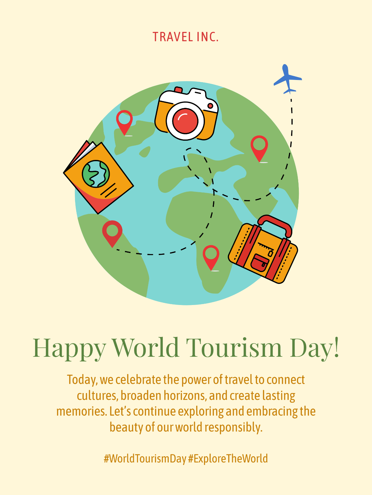 World Tourism Day Social Media Post