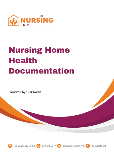 Free Nursing Home Health Documentation Template to Edit Online