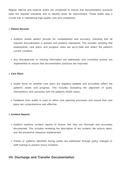 Free Nursing Home Health Documentation Template to Edit Online