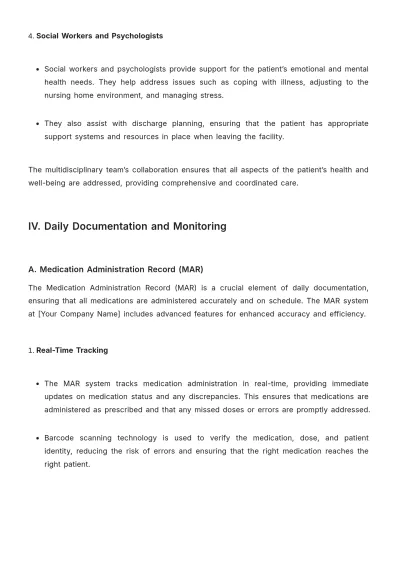 Free Nursing Home Health Documentation Template to Edit Online