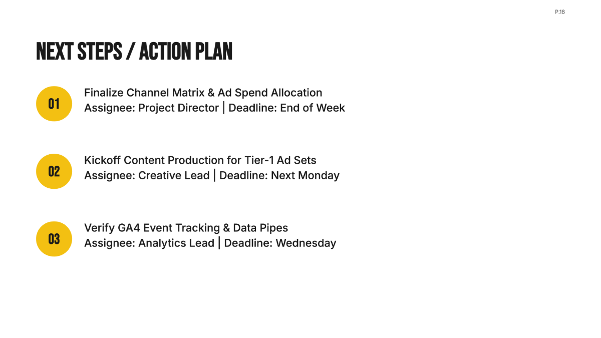 Free Digital Marketing Project Plan Template to Edit Online