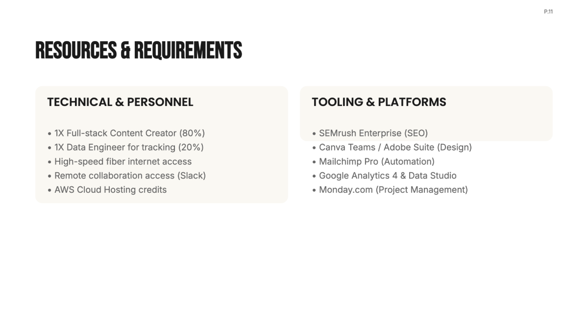 Free Digital Marketing Project Plan Template to Edit Online