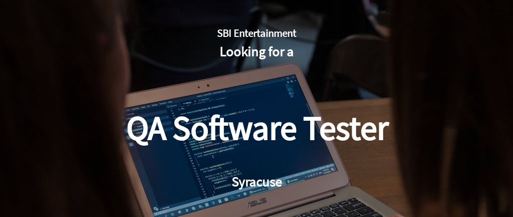 Free QA Software Tester Job Ad/Description Template.jpe