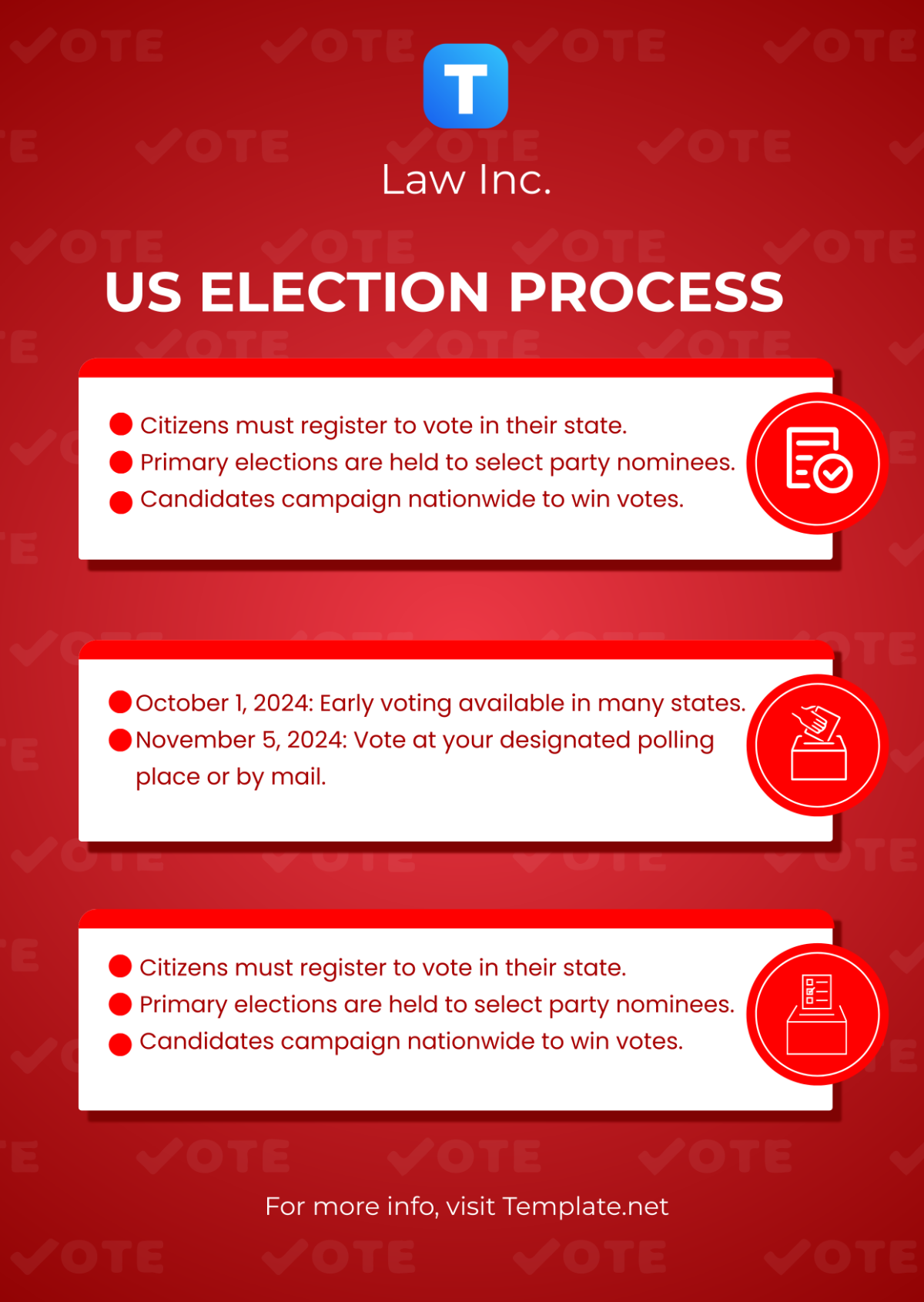 US Election Process Template - Edit Online & Download