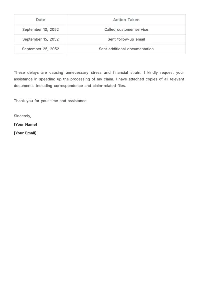 Free Complaint Letter Template to Insurance Commissioner to Edit Online