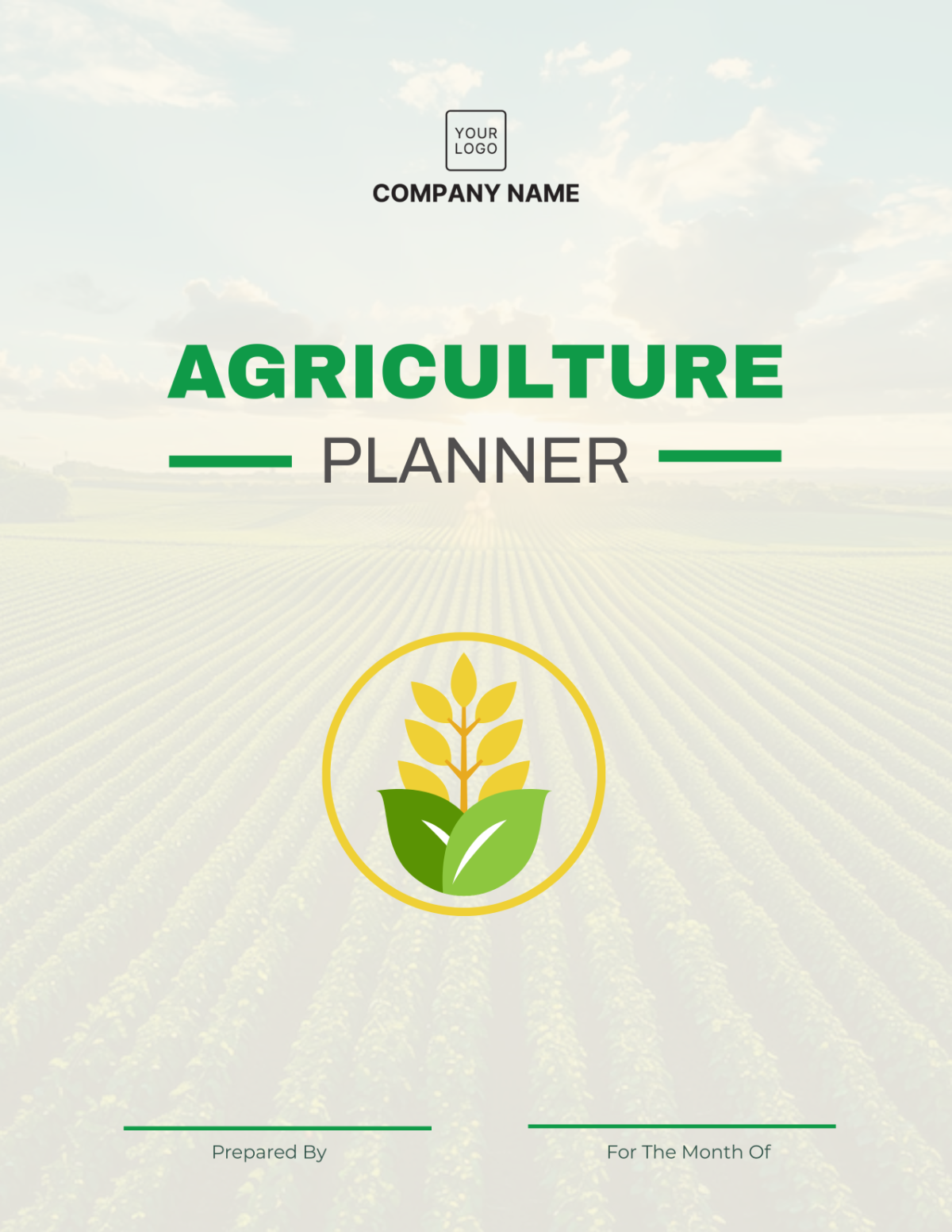 Agriculture Planner Template - Edit Online & Download