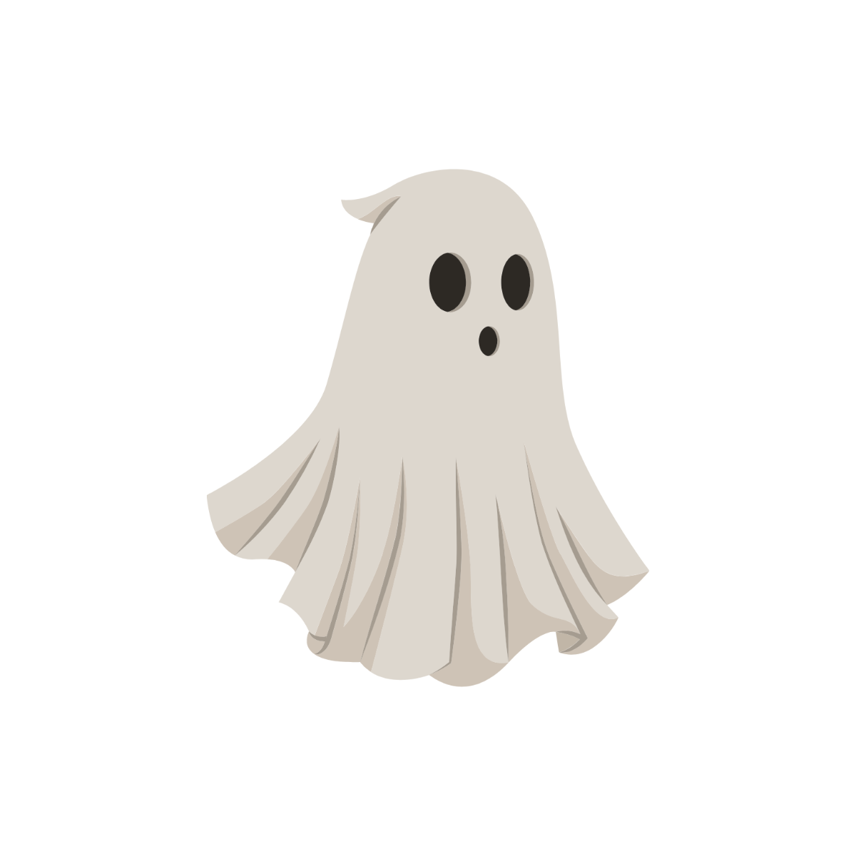 Free Halloween Ghost Clipart Template