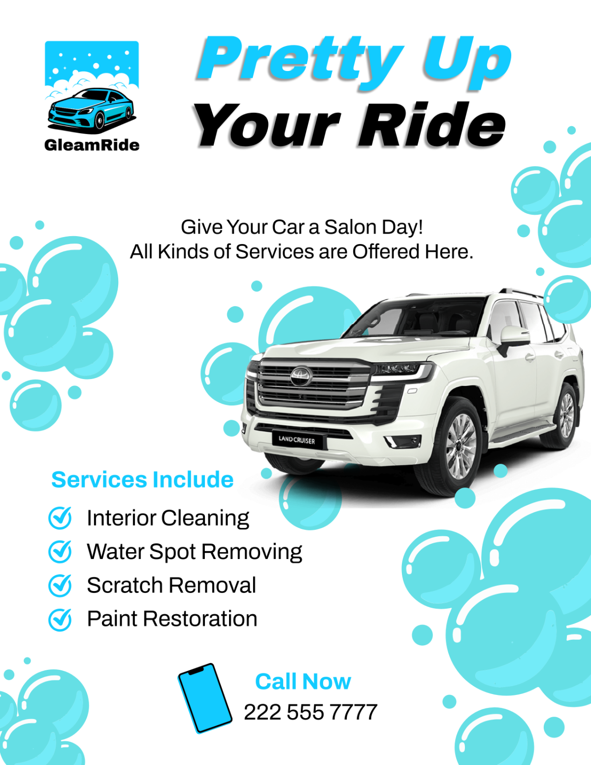 Car Wash Ad Template - Edit Online & Download