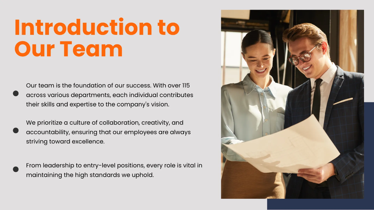 Free Employee Presentation Template to Edit Online