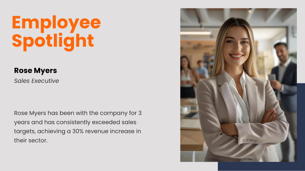 Free Employee Presentation Template to Edit Online