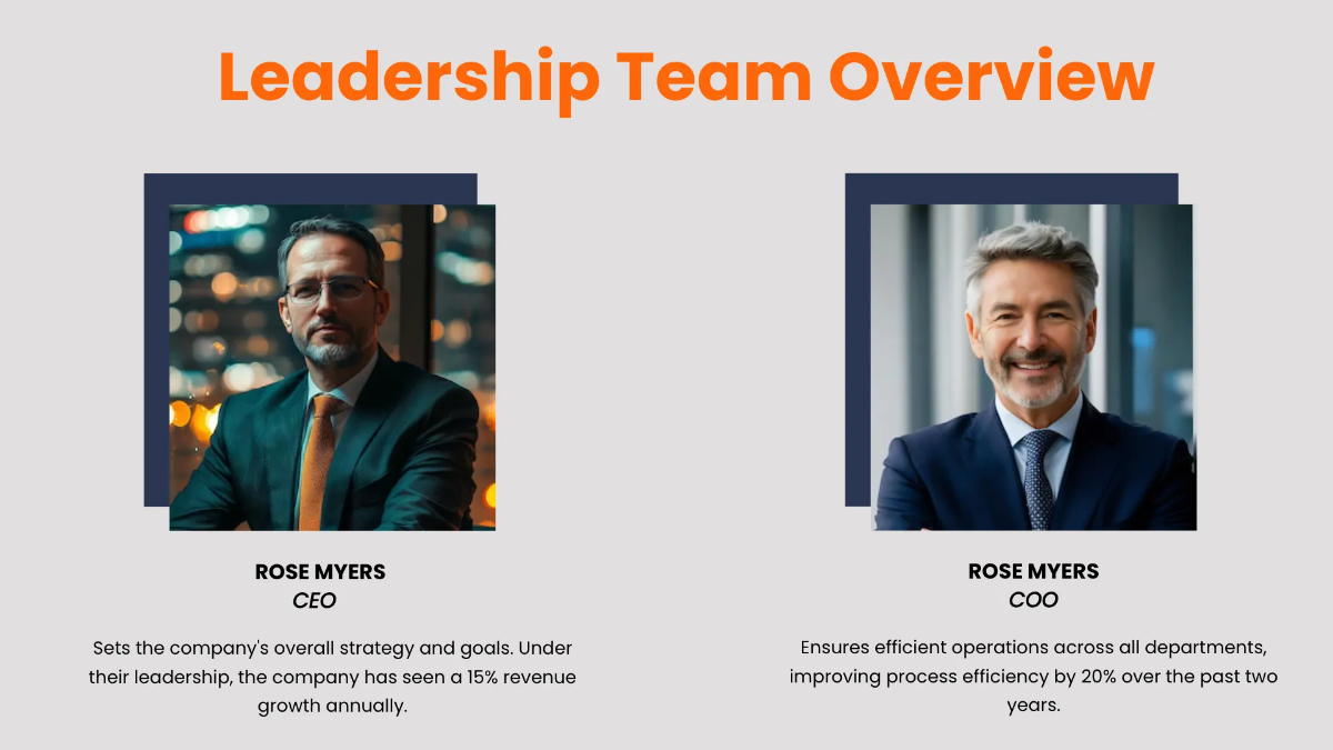 Free Employee Presentation Template to Edit Online