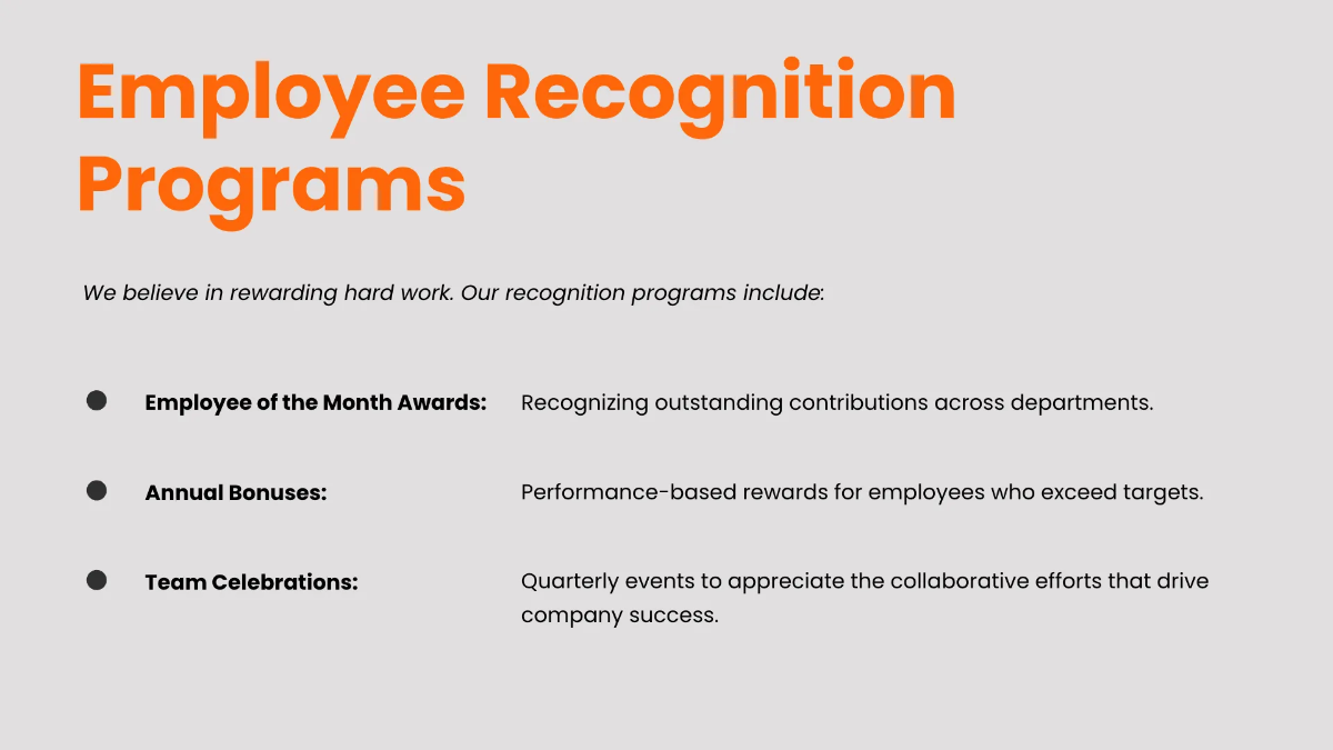 Free Employee Presentation Template to Edit Online