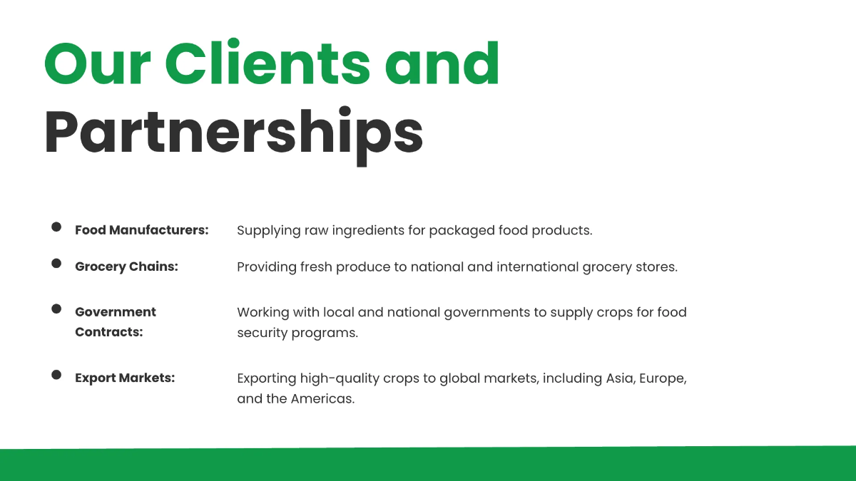 Free Agriculture Presentation Template to Edit Online