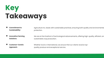 Free Agriculture Presentation Template to Edit Online