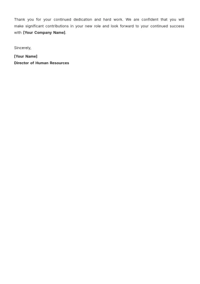 Free Employee Transfer Approval Letter Simple Template to Edit Online