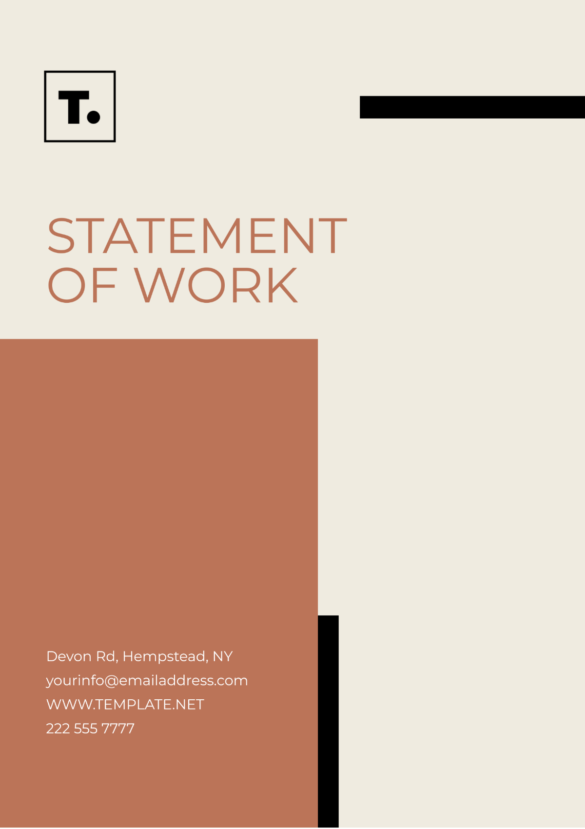 Statement of Work Template - Edit Online & Download